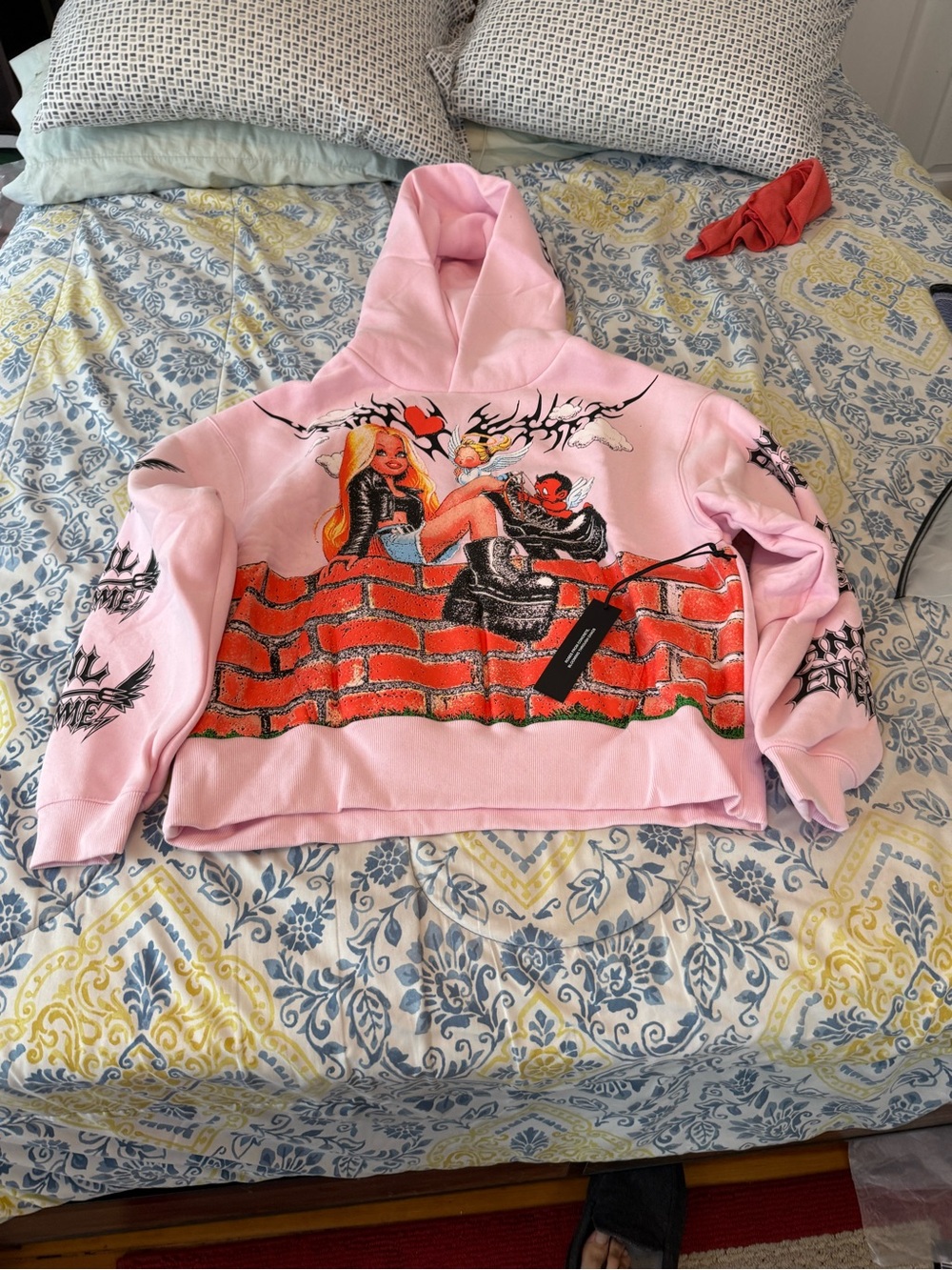 Civil Regime Angel Energy Forever Pink Fleece Hoodie